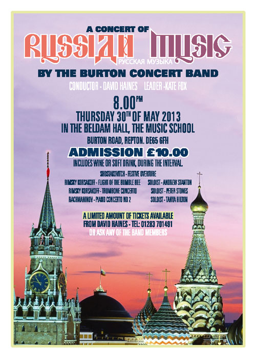 Russian Concert Poster